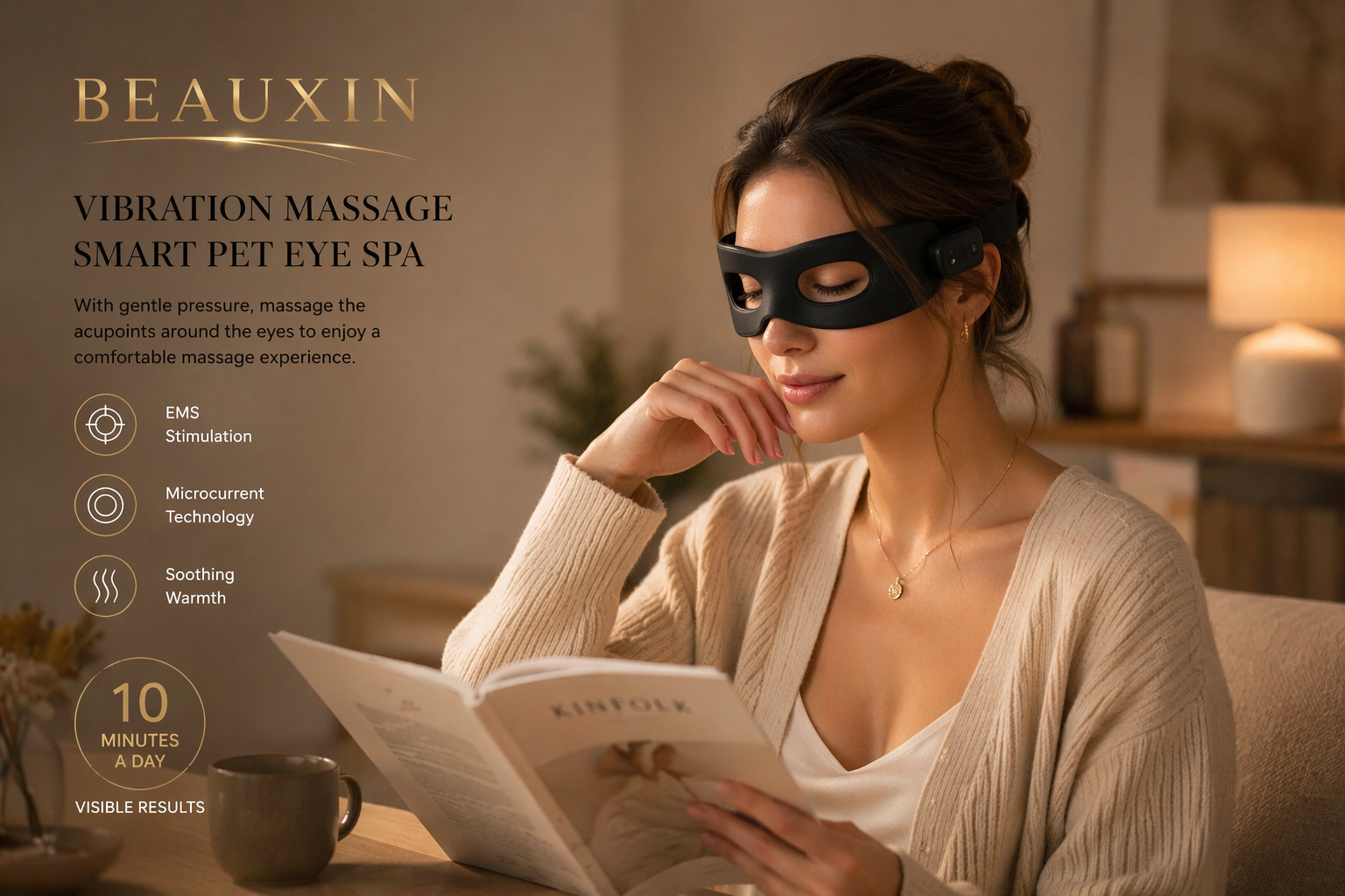 Japan-Style EMS Microcurrent RF Eye Massager - Image 4