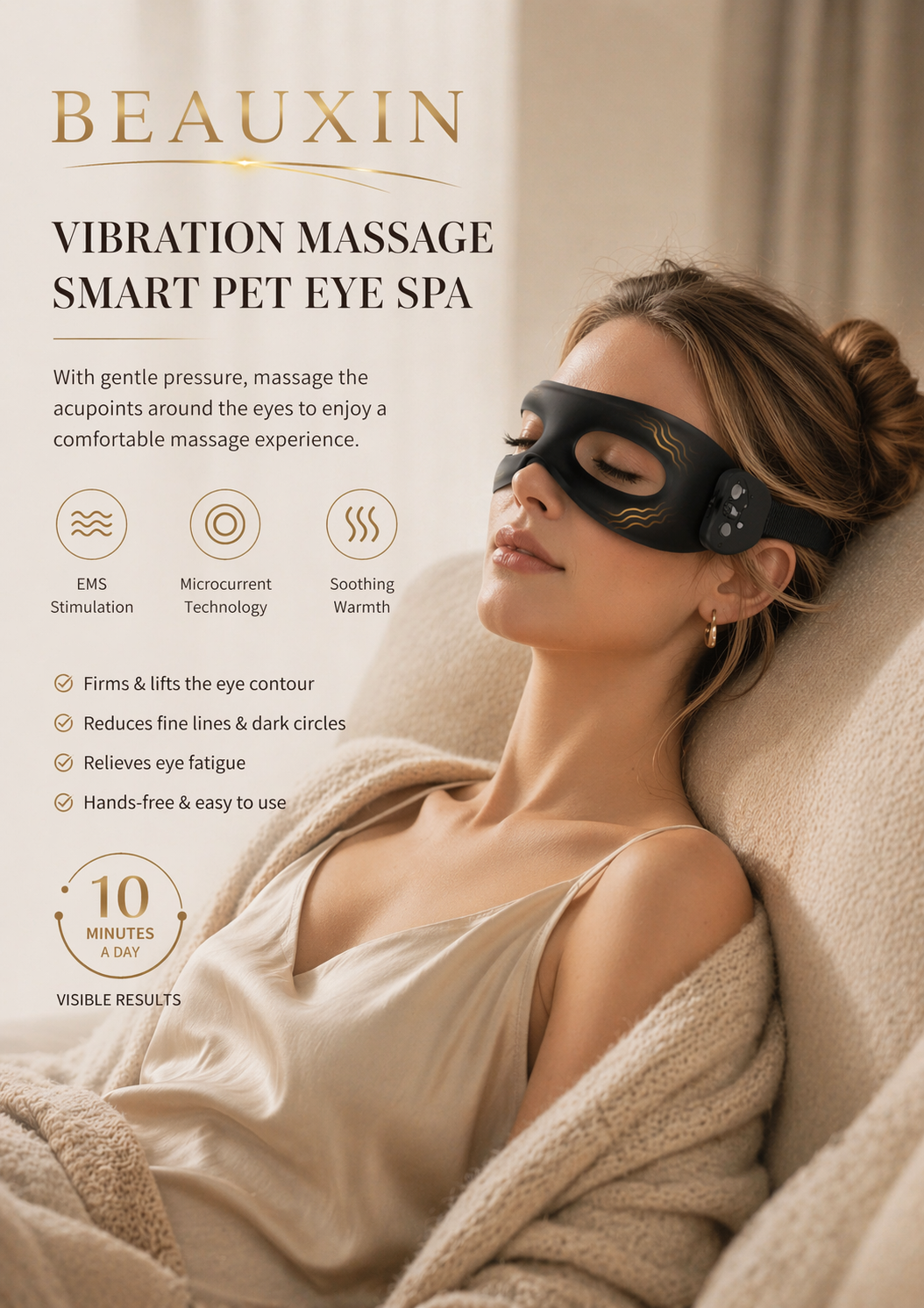 Japan-Style EMS Microcurrent RF Eye Massager - Image 5
