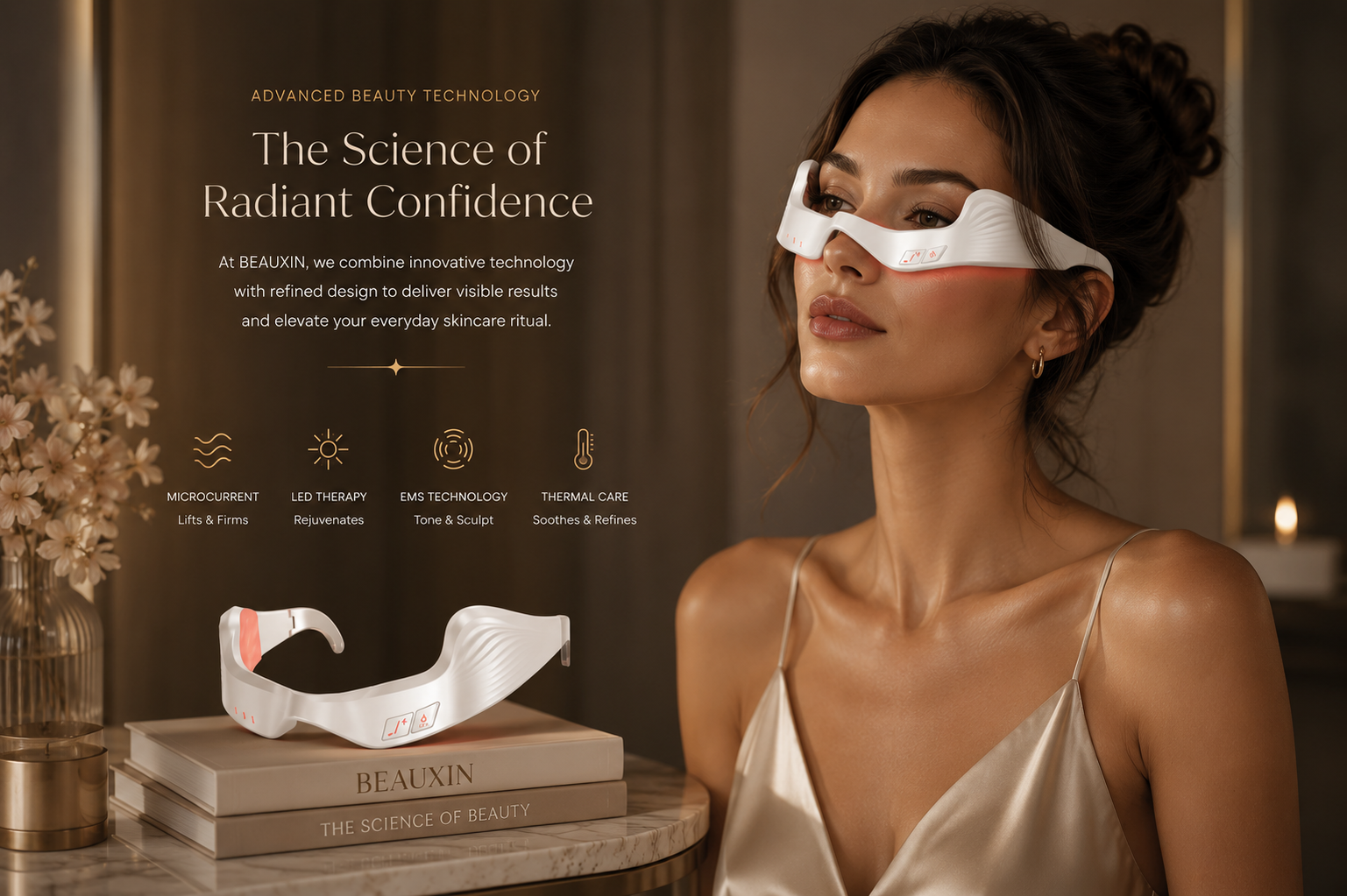 Beauxin EMS and Red Light Eye Therapy Glasses - Image 4